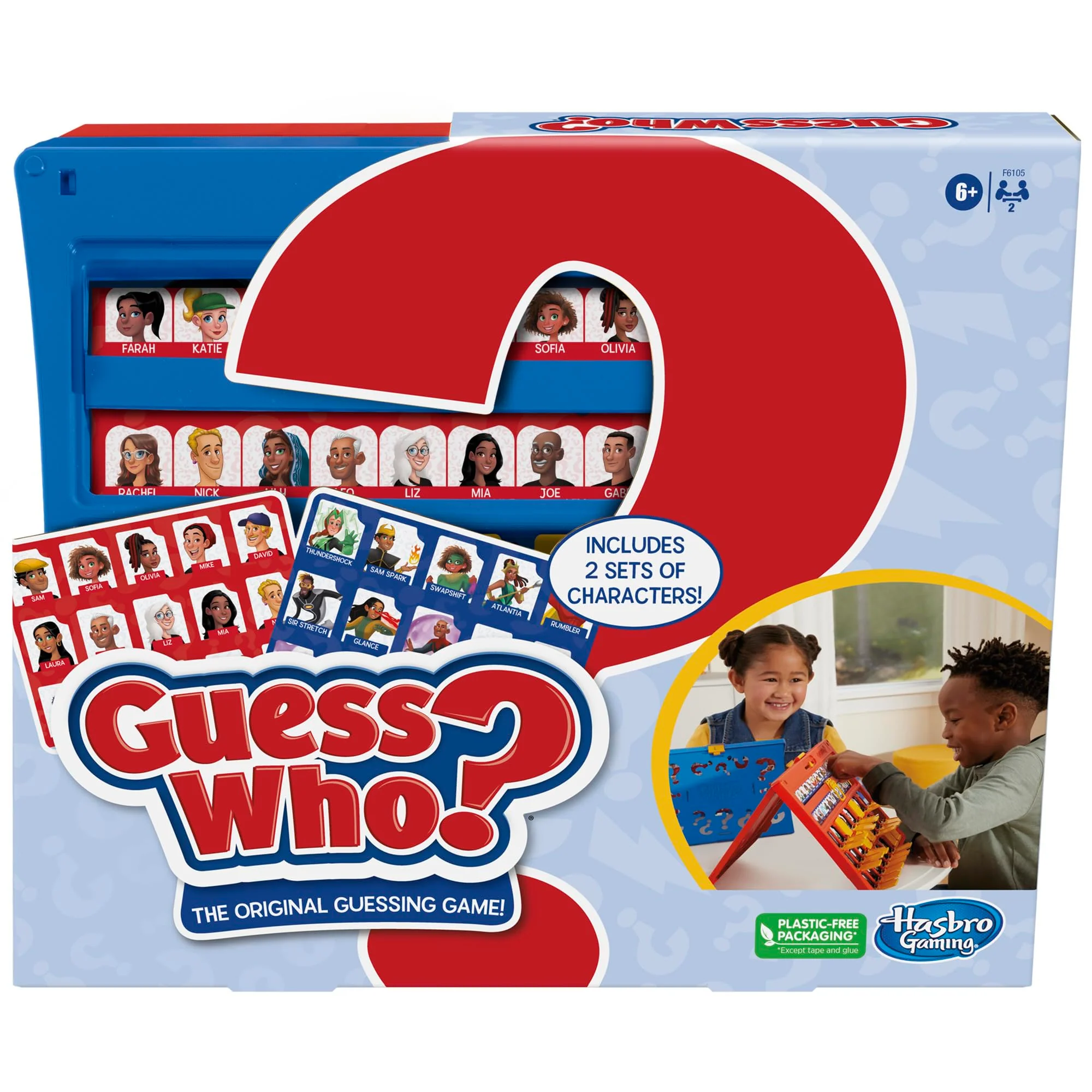 Relaxed Hasbro Gaming Guess Who Easy to Load Frame Double-Sided Character Sheet 2 Player Board Games for Kids Guessing Games for Families Ages 6… Expertly Made