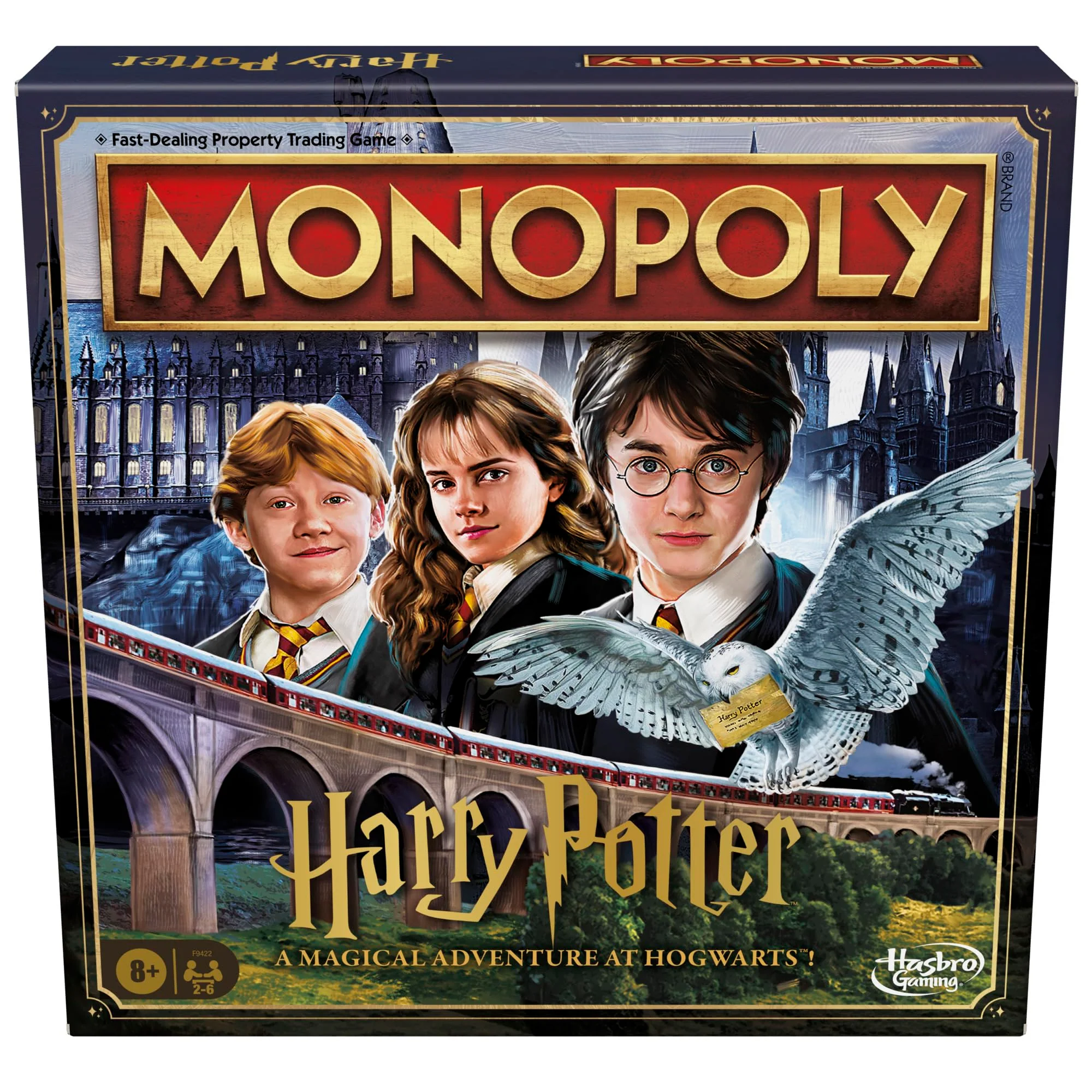 Dependable Monopoly Harry Potter Edition Board Game A al Adventure at Hogwarts Ages 8 and Up 2 to 6 Players Family Games Gifts for Kids and Adults Crafted