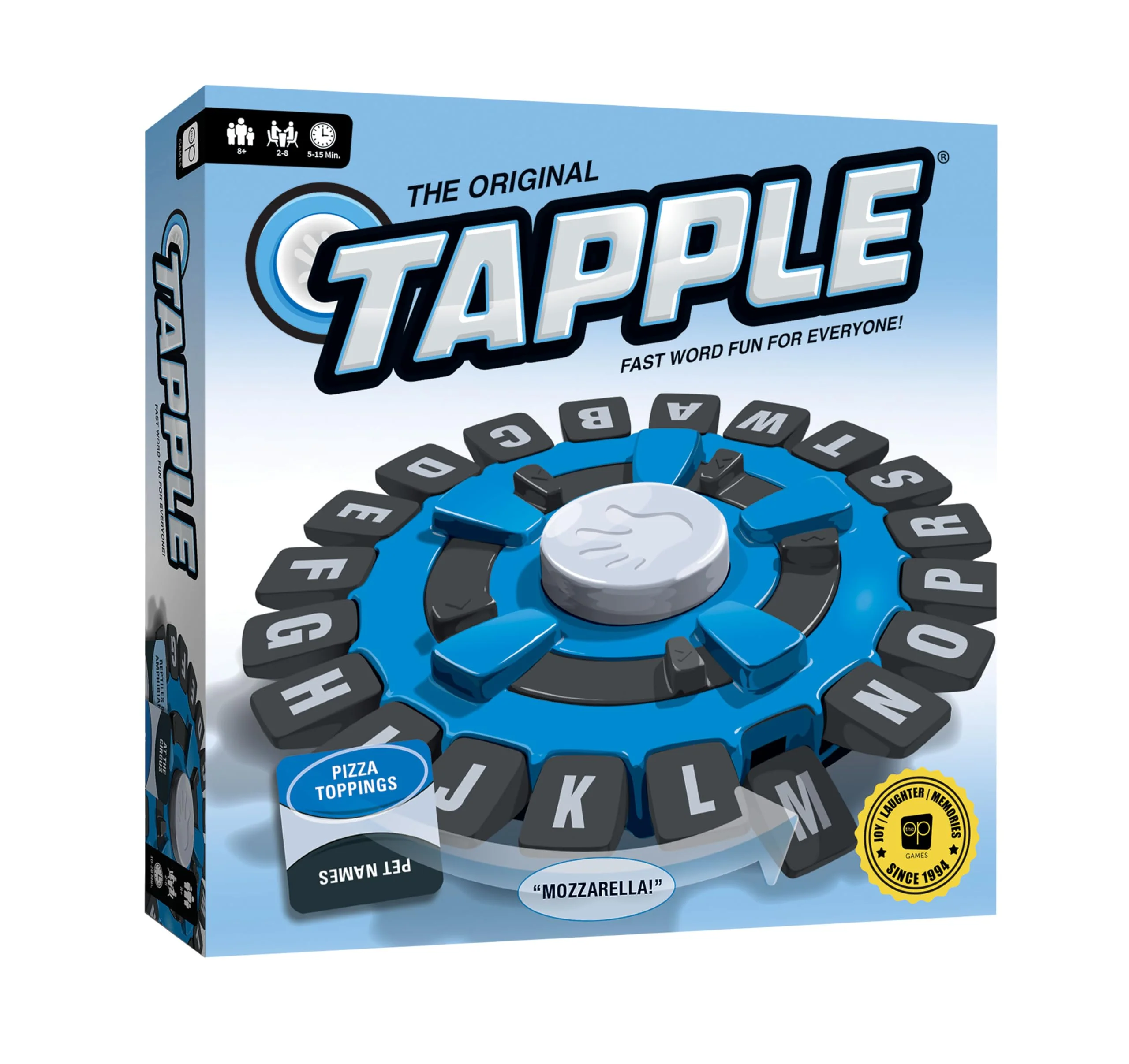 Outstanding The TAPPLE The Fast-Paced Family Board Game Choose a Category Race Against the Timer to be the Last Player Learning Word Game for Ages… Long-Lasting