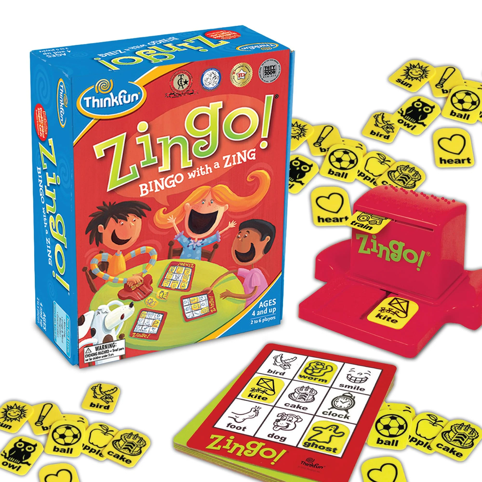 Fashionable ThinkFun Zingo Bingo Award Winning Preschool Game for Pre-Readers and Early Readers Age 4 and Up - One of the Most Popular Board Games for Boys and… Luxury