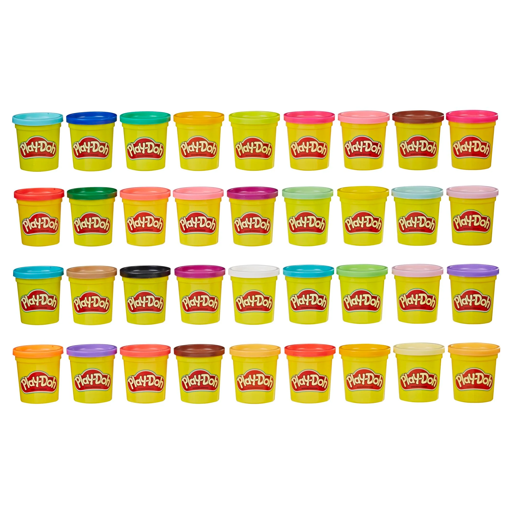 Safe Play-Doh Modeling Compound 36-Pack Case of Colors Non-Toxic 3 Oz Cans of Assort. Colors Back to School Classroom Supplies Preschool Toys Ages 2 Carefully Designed