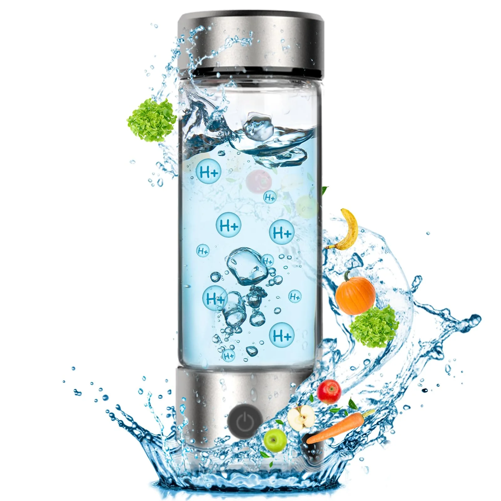 Smooth Fakllod Hydrogen Water Bottle Generator Portable Rechargeable aquahealth Hydrogen Water Hydrogen Water Ionizer Machine with SPE PEM Technology… Comfortable