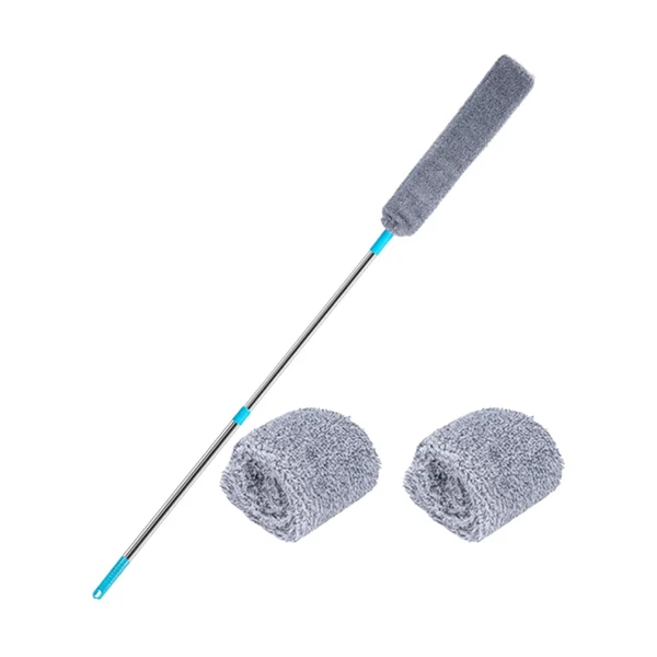 Outstanding Maxbell Retractable Crevice Dust Cleaner with Long Handle for Furniture Bottom with 3 Cloths Responsible