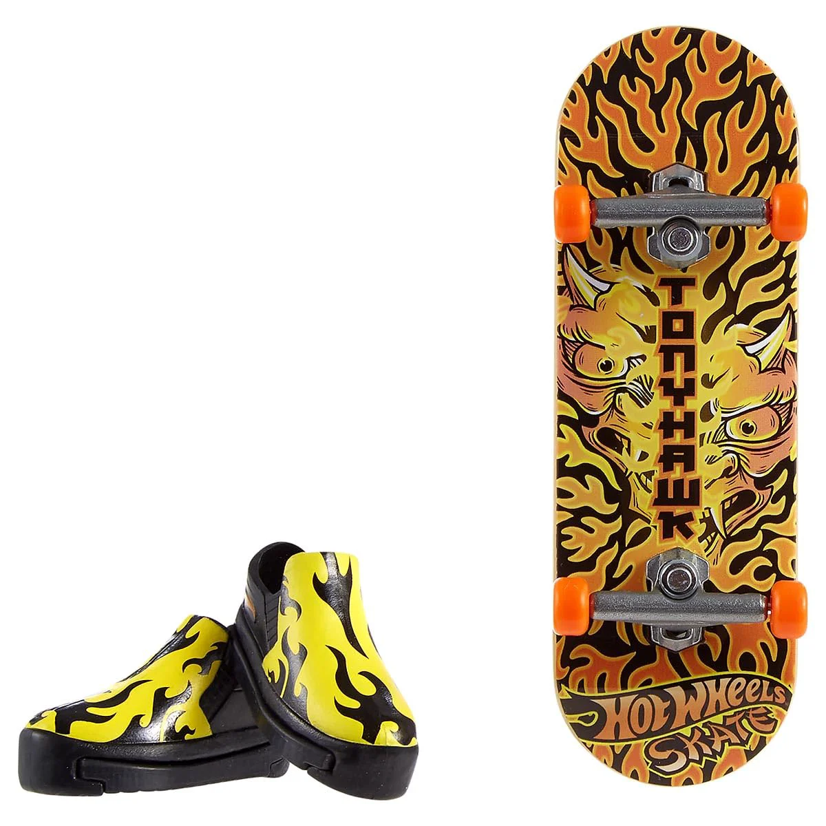 Easy-to-Use Hot Wheels Skate Flame Thrower™ Skateboard Toy Vehicle with Tennis for Kids Ages 5 and Up HVJ84 Contemporary