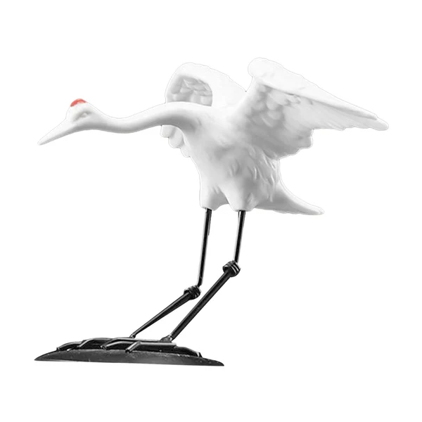 Responsible Maxbell Crane Statue Figurine Modern Minimalist Bird ornament Home Bedroom StyleD Proven