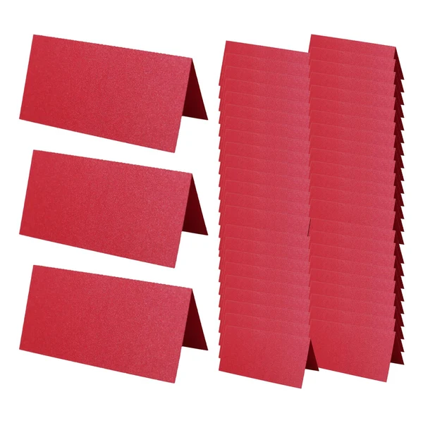 Convenient Maxbell 50x Wedding Place Cards Dinner Invitation Cards Name Tags for Wedding red Stylish