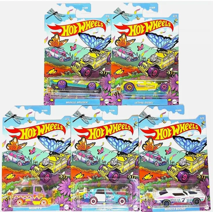 Innovative Hot Wheels 2025 Spring Easter Mix Set of 5 Pack 1 64 Scale Diecast Sustainable