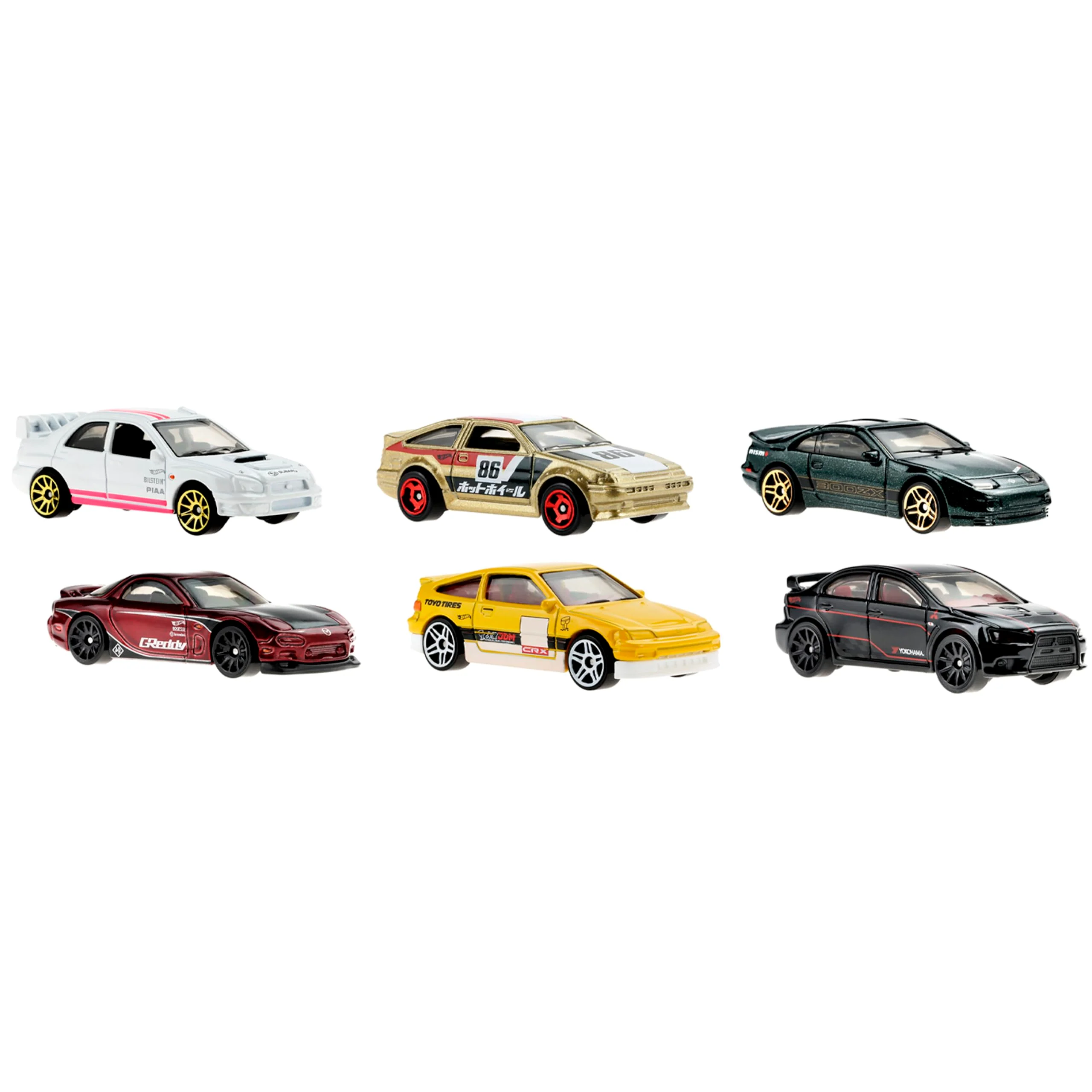 Trendy Hot Wheels HW Legends Multipacks of 6 Toy Cars 1 64 Scale Decos Popular Castings Rolling Wheels Gift for Kids 3 Years Old Up… Fashionable