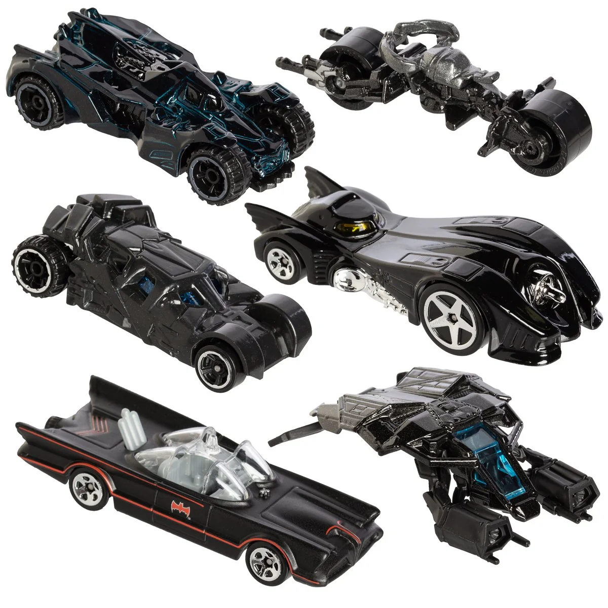 Convenient Hot Wheels 2015 Batman Bundle Set of 6 Exclusive Die-Cast Vehicles Comfortable