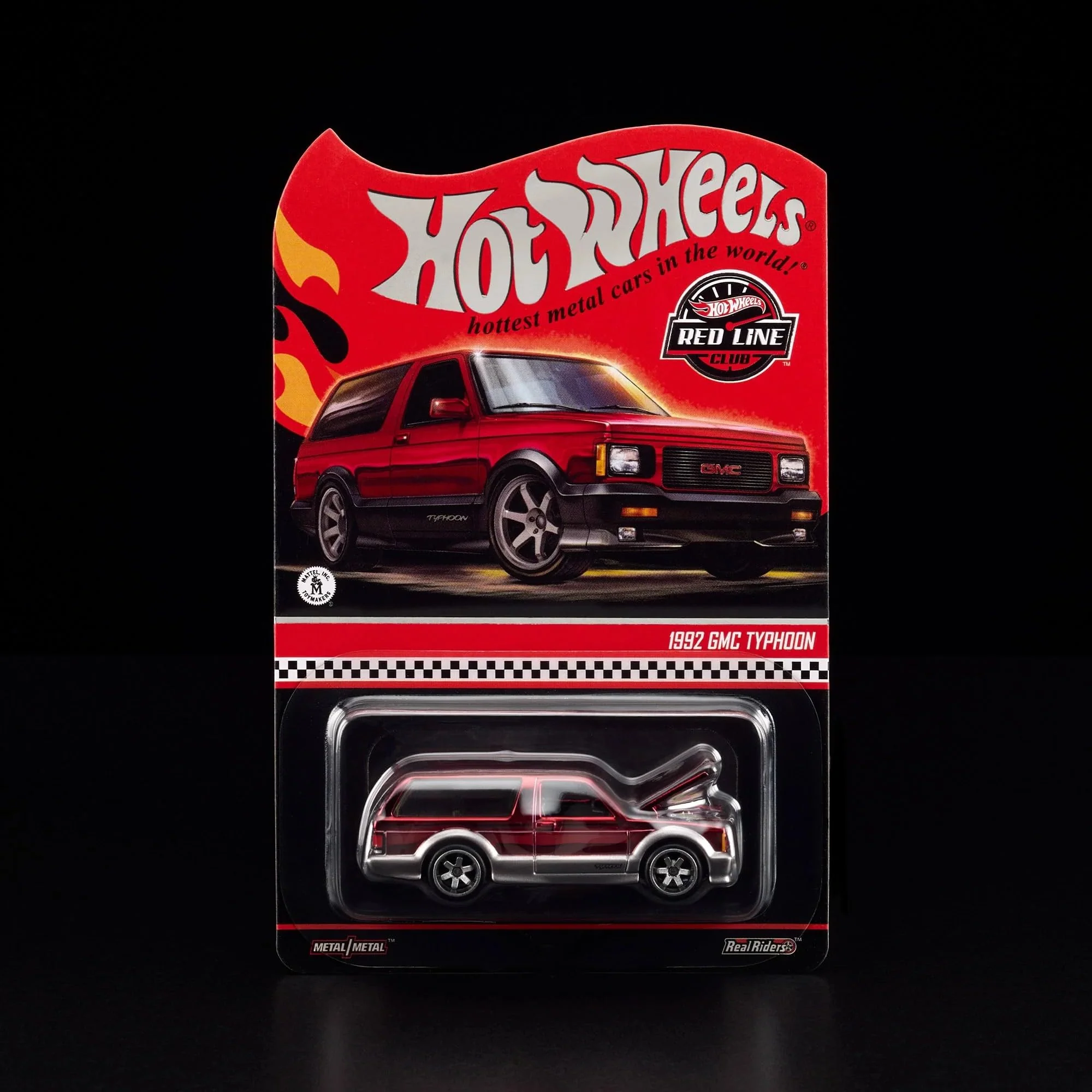 Quality Hot Wheels 1992 GMC Typhoon RLC Exclusive - Red Specialty