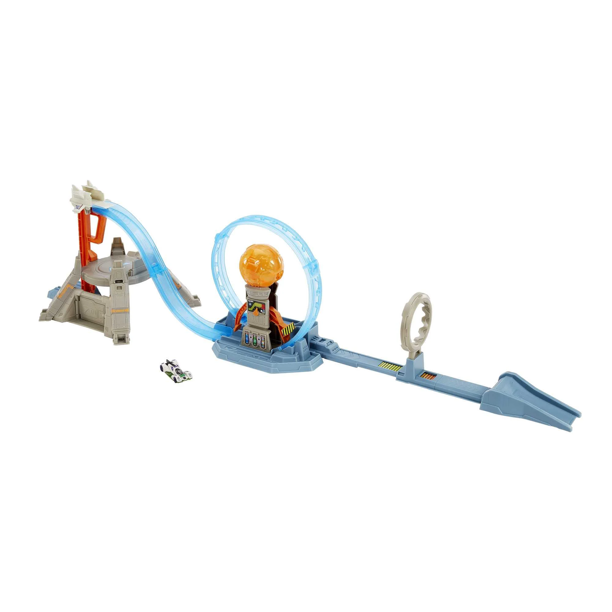 Minimalist Mattel Lightyear ToysHot Wheels Buzz Hyper Loop Challenge Playset Includes Buzz Character Car Gift for Kids 3 Years Up Reusable
