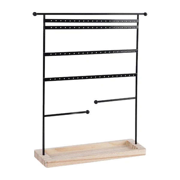 Optimized Maxbell 80 Holes Jewelry Organizer Stand Holder Showcase for Bedroom Home Decoration Genuine