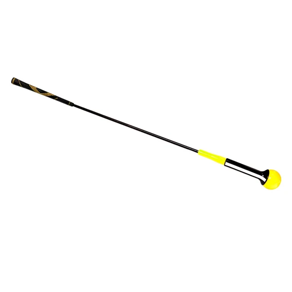 Convenient Maxbell Durable Warm up Stick Practice Exercise Golf Swing Trainer Aid for Balance Yellow 120cm Refined