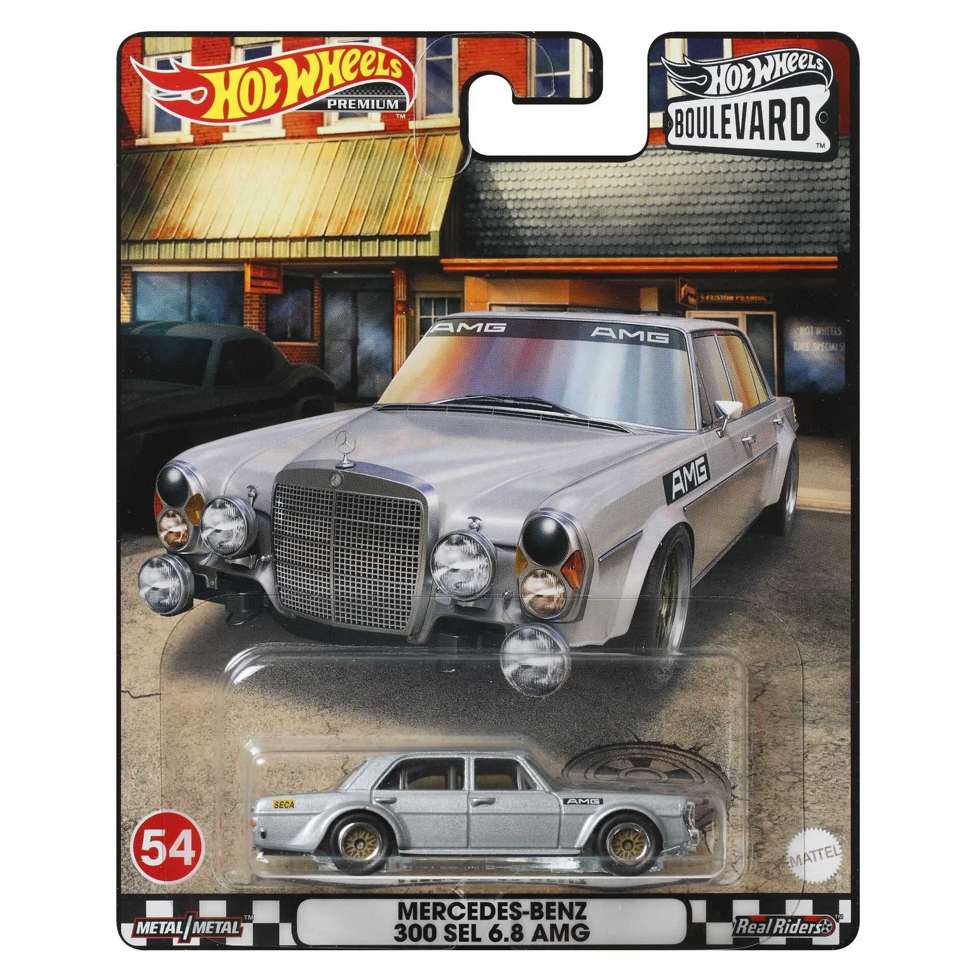 Reliable Hot Wheels Premium - Boulevard Series 54 - Mercedes-Benz 300 SEL 6.8 AMG Authentic