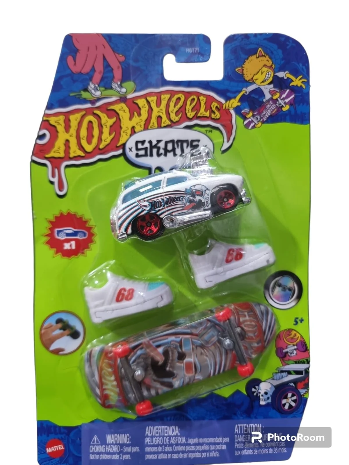 Exceptional Hot Wheels Skate 3D Skullcon Diecast Deora II Skateboard Toy Vehicle for Kids Ages 5 and Up Practical