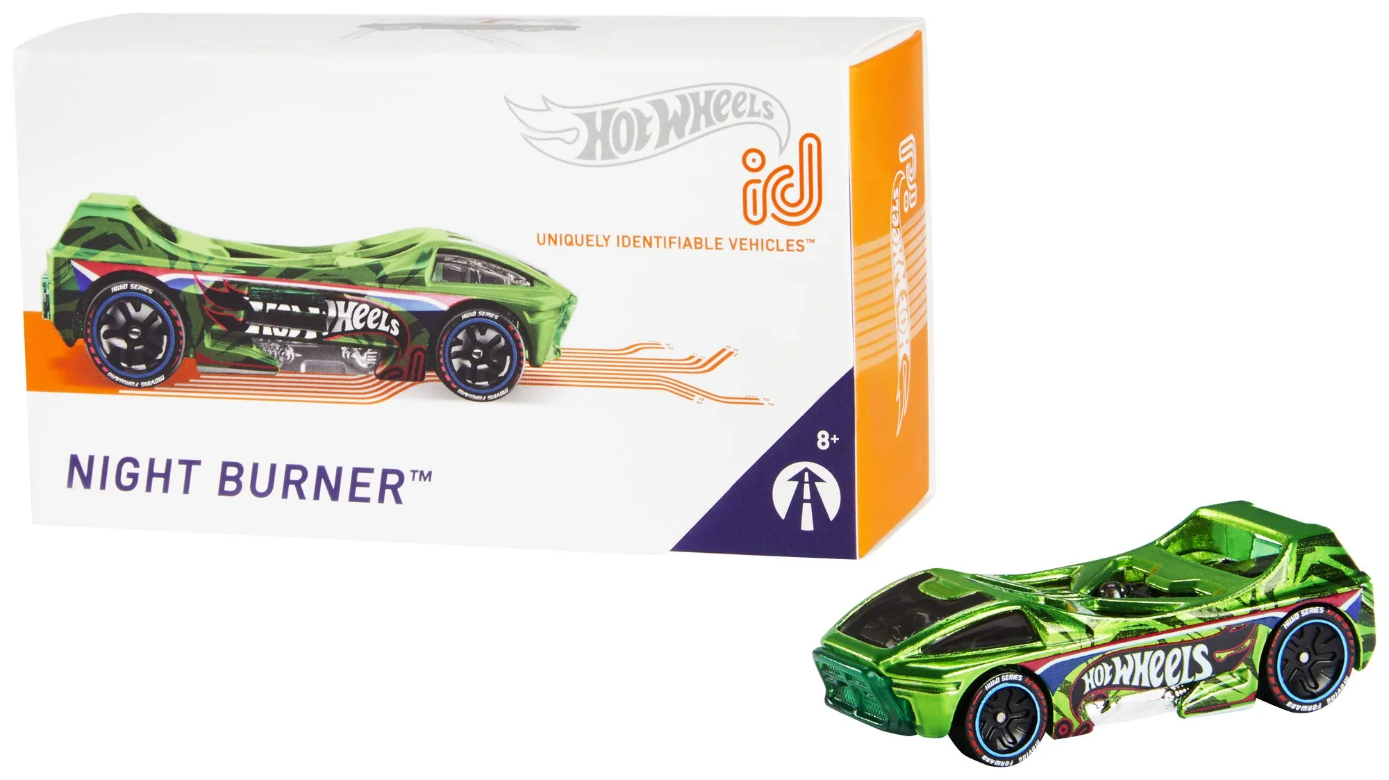 Next-Generation Hot Wheels id Night Burner Durable
