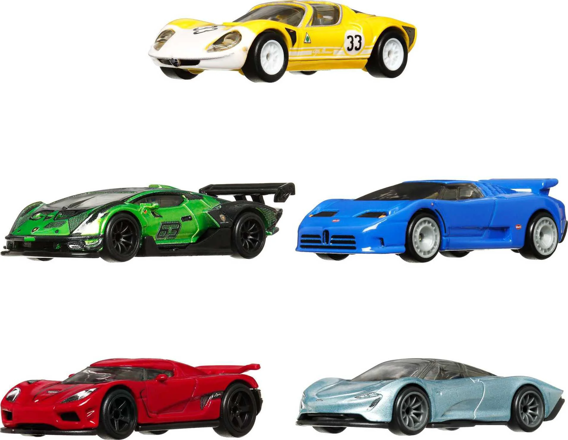 Prestigious Hot Wheels Premium Car Culture Speed Machines 5-Pack of Toy Cars Full Metal Body Riders Tires 1 64 Scale Sports Cars for Collectors Healthy