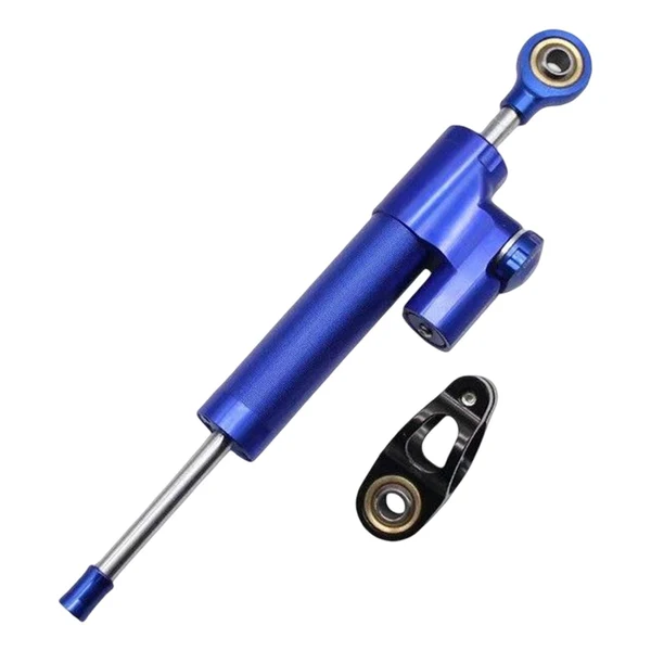 Eco-Friendly Maxbell Motorcycle Steering Damper Stabilizer for Most Motorcycles Blue Official