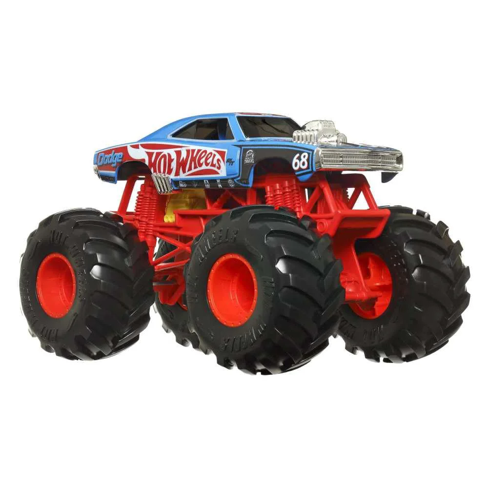 Genuine Hot Wheels Monster Trucks Oversized 2023 Dodge R T Smart