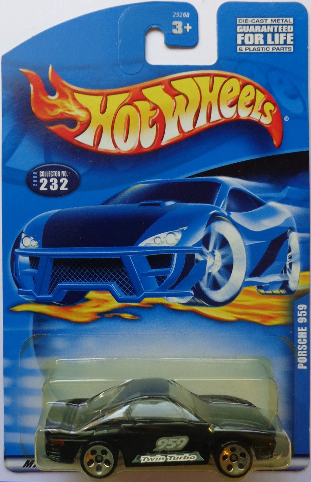 Selected 2000-232 Porsche 959 Collectible Collector Car Mattel Hot Wheels World-Class