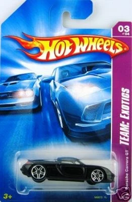 Premium Material Mattel Hot Wheels 2008 1 64 Scale Team Exotics Black Porsche Carrera GT Die Cast Car 115 Casual