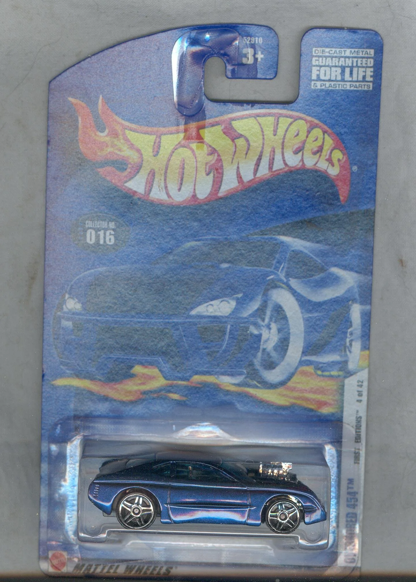 Fine Crafted Hot Wheels 2002-016 Overbored 454 First Edition 4 of 42 1 64 Scale Enhanced