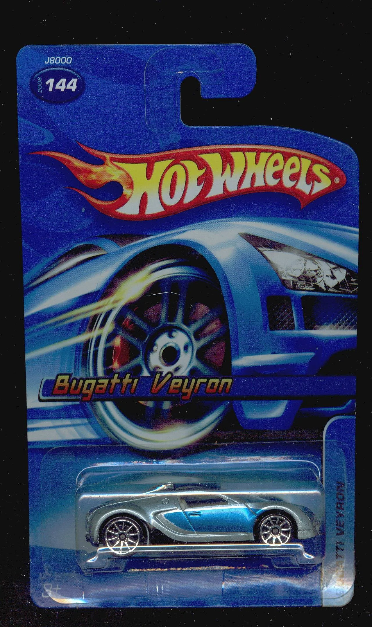 Innovative Hot Wheels 2006-144 Bugatti Veyron Bue Silver 1 64 Scale NOT FTE Verified