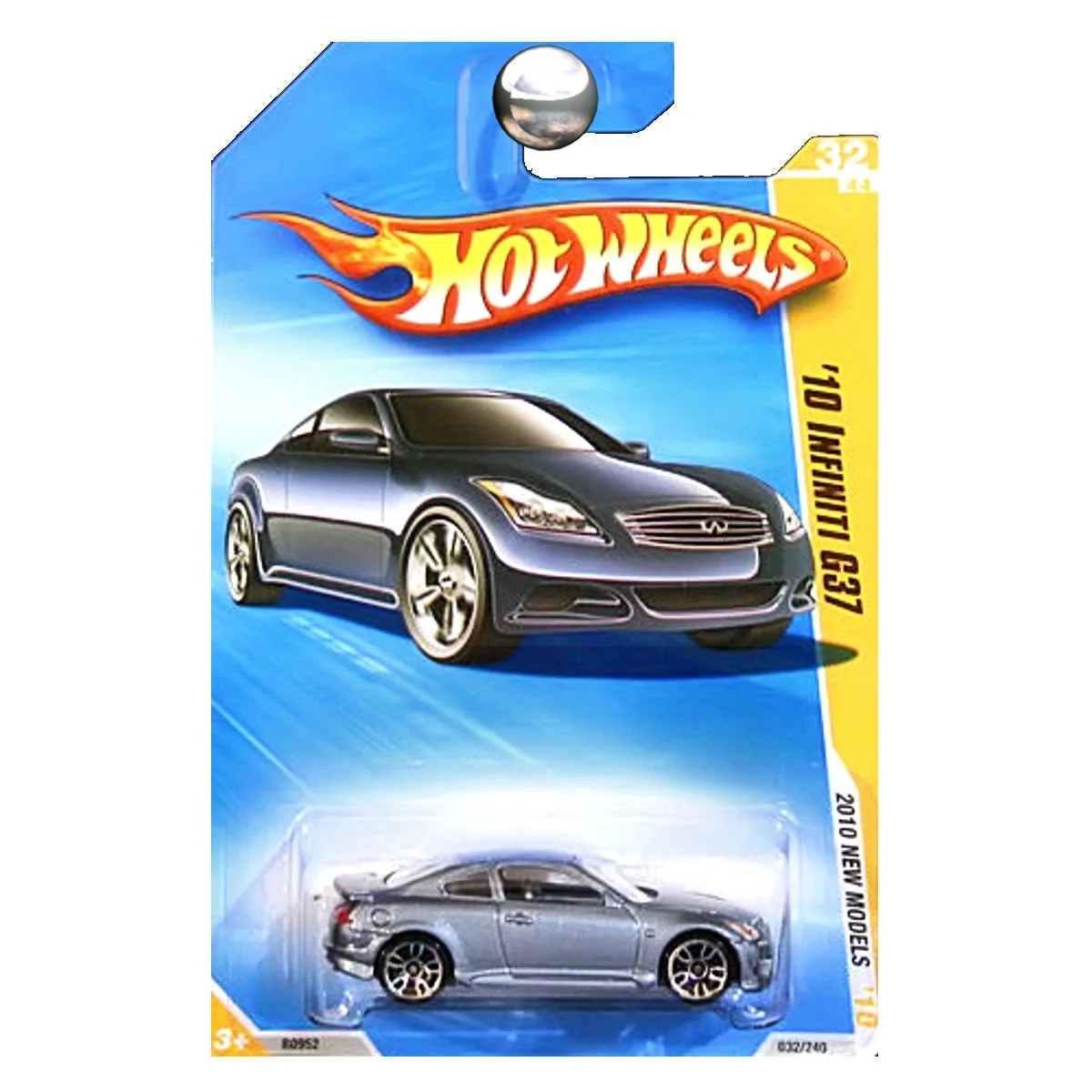 Reliable Hot Wheels 2010 New Models '10 Infiniti G37 Blue Slate Gray Charcoal Modern