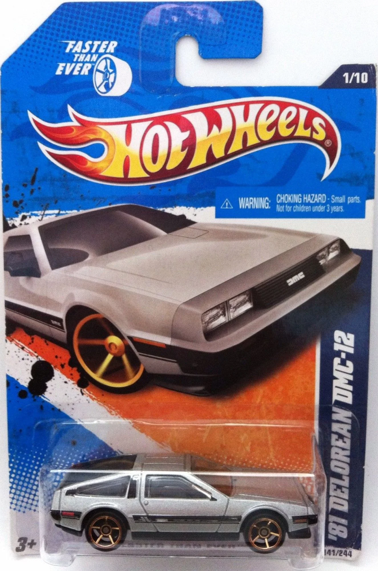 Selected Hot Wheels 2011 Faster Than Ever 81 Delorean DMC-12 1 10 Outstanding
