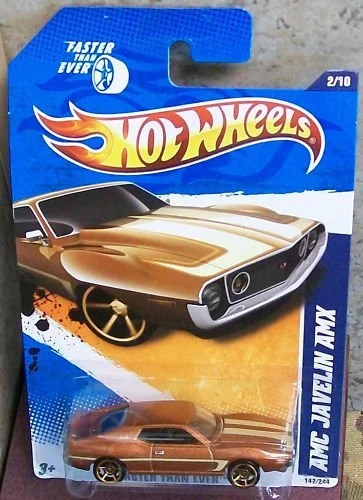 Carefully Designed 2011 Hot Wheels 142 244 - Faster Than Ever '11 2 10 - AMC Javelin AMX Bronze Quality