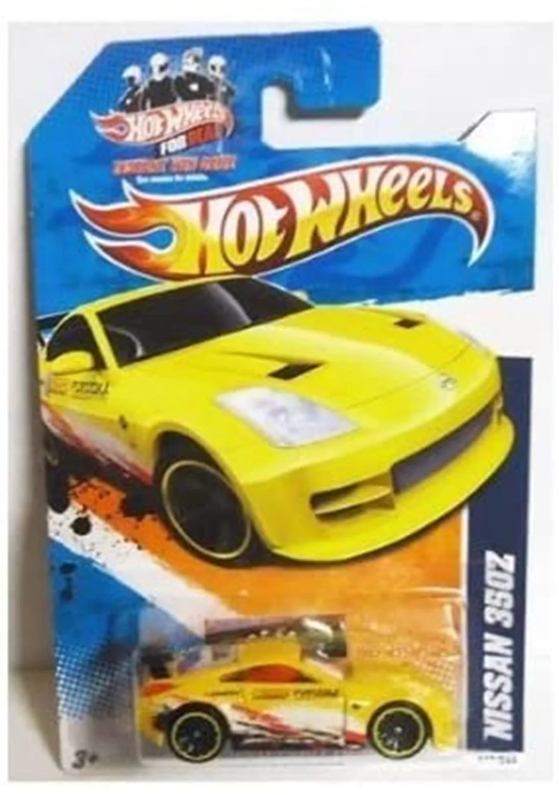 Secure 2011 Hot Wheels NISSAN 350Z YELLOW Nightburnerz series 2 of 10 112 Verified