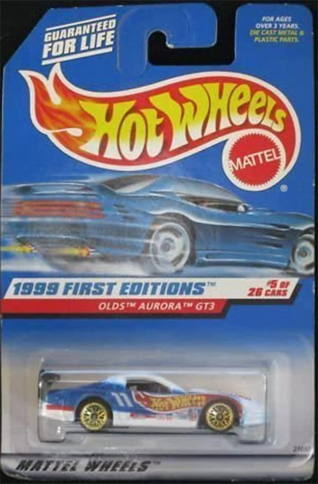 Consistent Hot Wheels 1999 First Edition 5 Olds Aurora GT3 Green