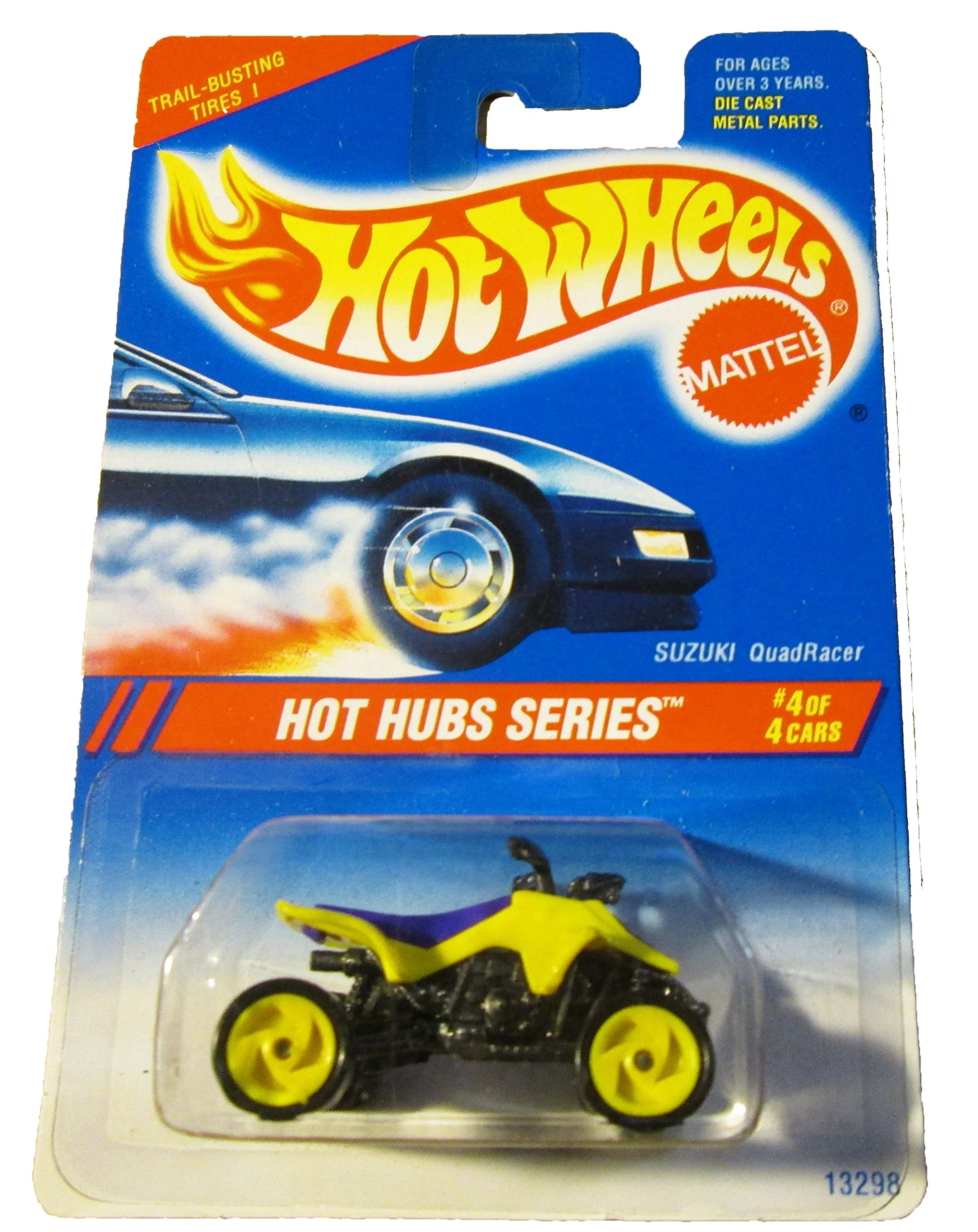 Premium Material Hot Wheels 1995 Hot Hub Series 4 Suzuki Quadracer Luxury