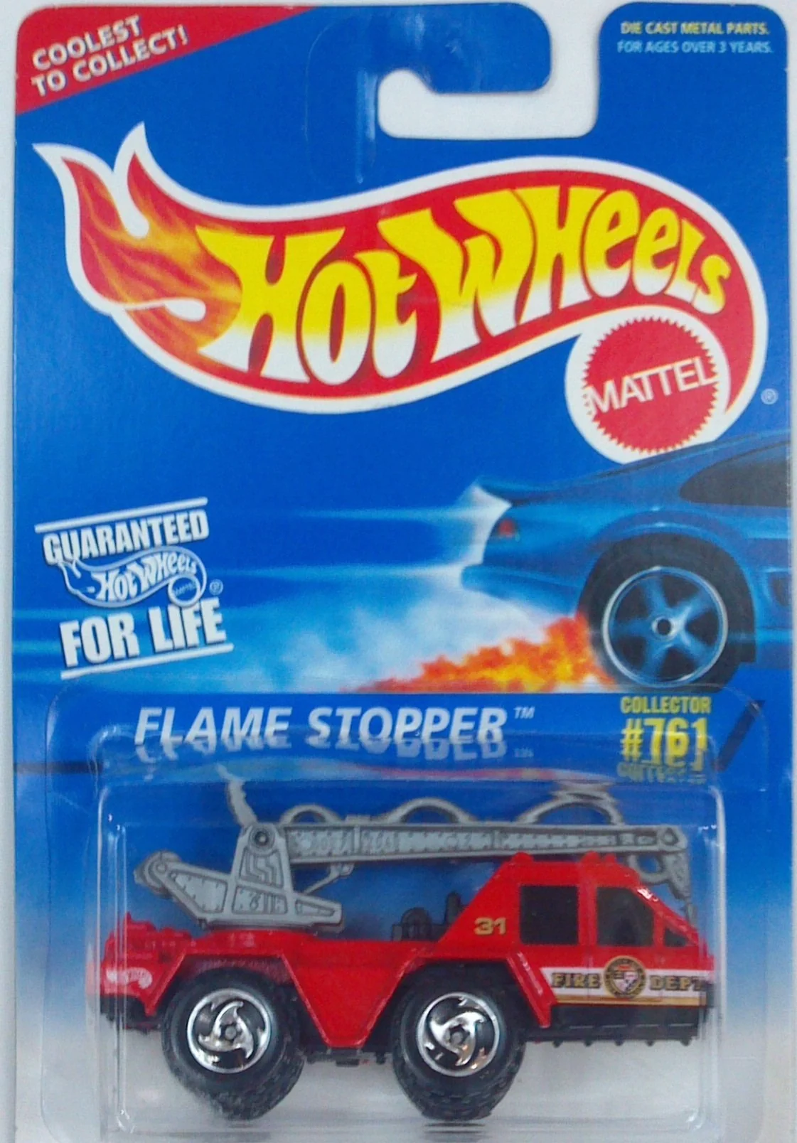 Convenient Hot Wheels Flame Stopper 761 Year 1997 Powerful