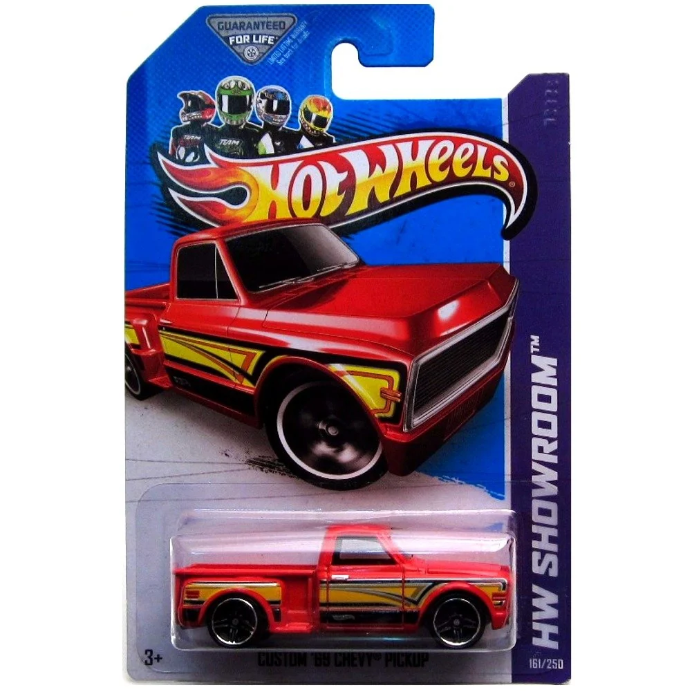 Advanced Hot Wheels HW Showroom Custom '69 Chevy Pickup Red 161 250 Trusted