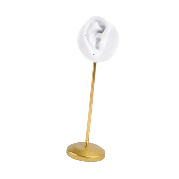 Maxbell Resin Ear Stud Holder Hanger Ear Model Durable for Home Salon Tabletop Left Fashionable