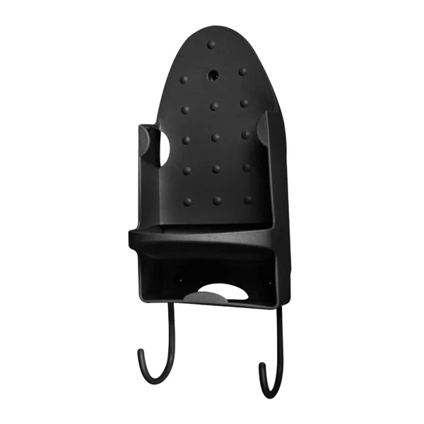 Eco-Friendly Maxbell Iron Hanger Fit Width4.3in-5.5in with Hooks for Household Laundry Room Black Specialty