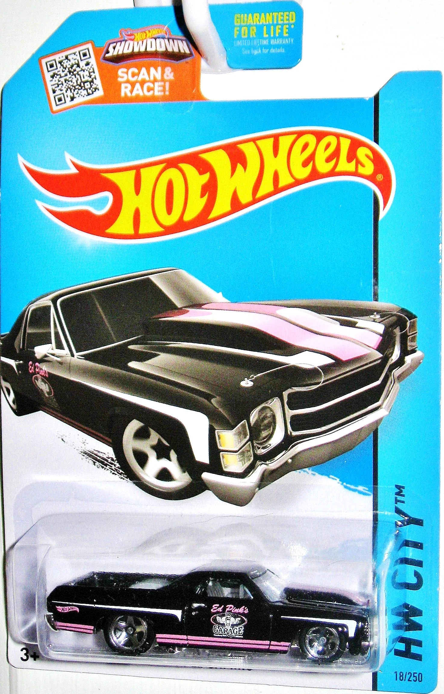 Soft Hot Wheels 2015 HW City '71 El Camino Black 18 250 Classic