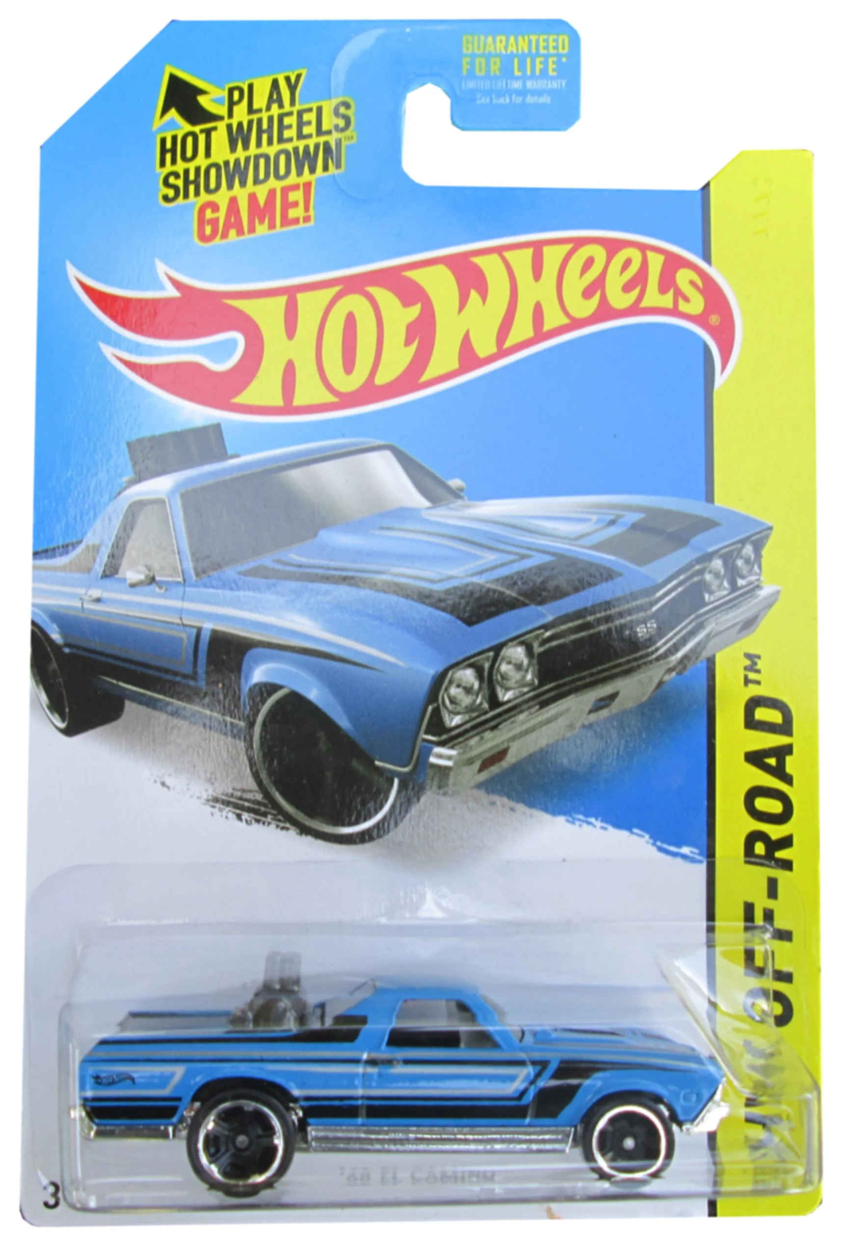 Excellent Hot Wheels 2015 HW Off-Road '68 El Camino 122 250 Blue Classic