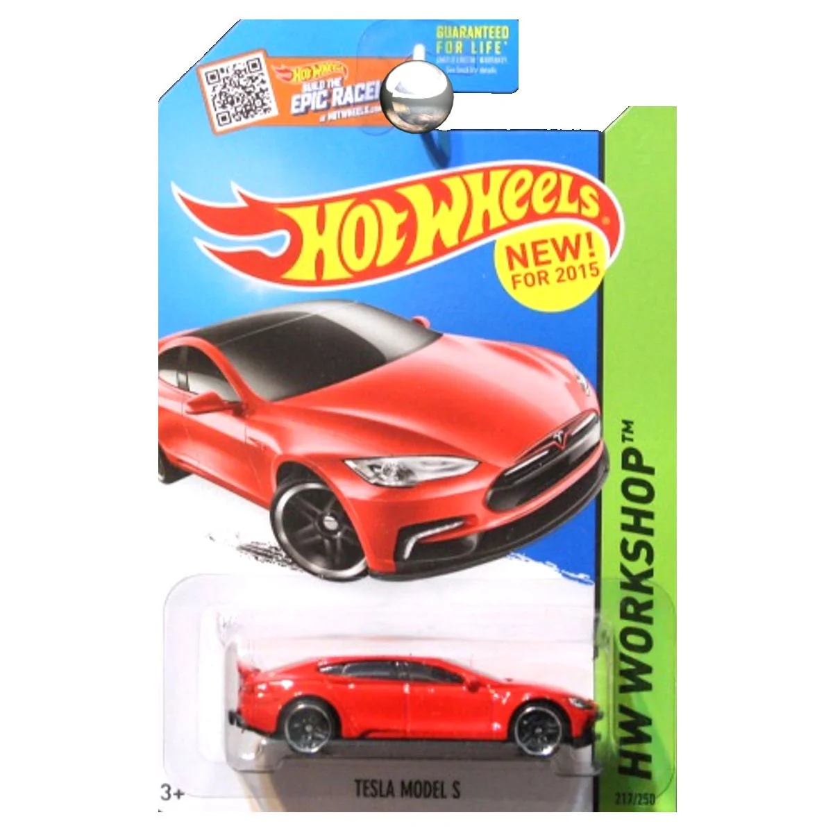 Comfortable Hot Wheels 2015 HW Workshop Tesla Model S 217 250 Red Exclusive