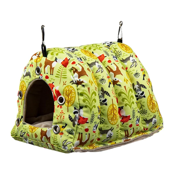 Responsible Maxbell Parrot Cage Hanging Hammock Birdhouse Comfortable Bird Nest for Hamster S Relaxed