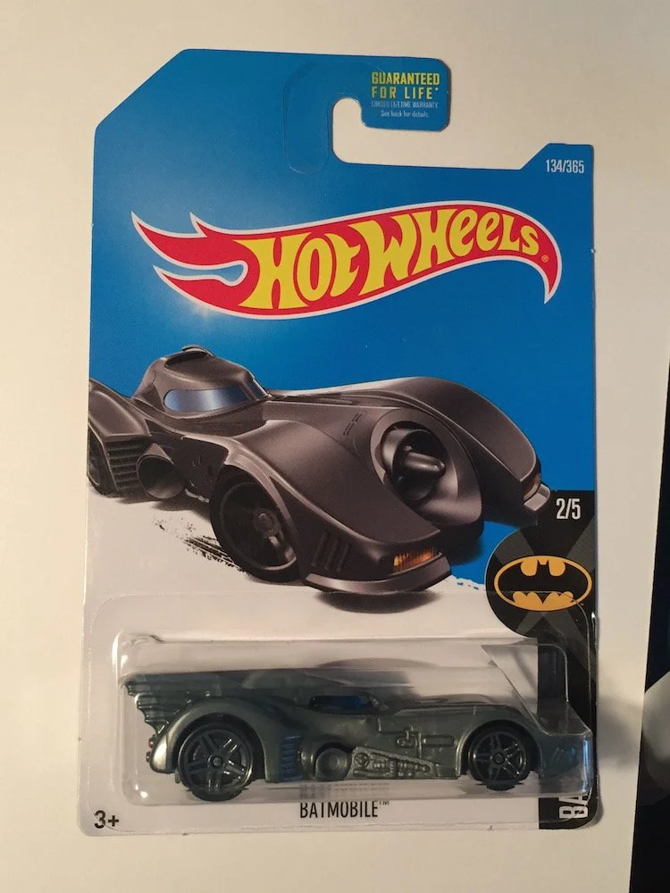 Innovative Hot Wheels 2017 Batman Batmobile 1989 Movie 134 365 Gray Dependable