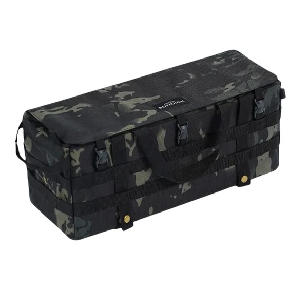 Versatile Maxbell Armrest Side Organizer Outdoor Multi Pockets Camping Table Storage Bag Black Multicolor Reusable