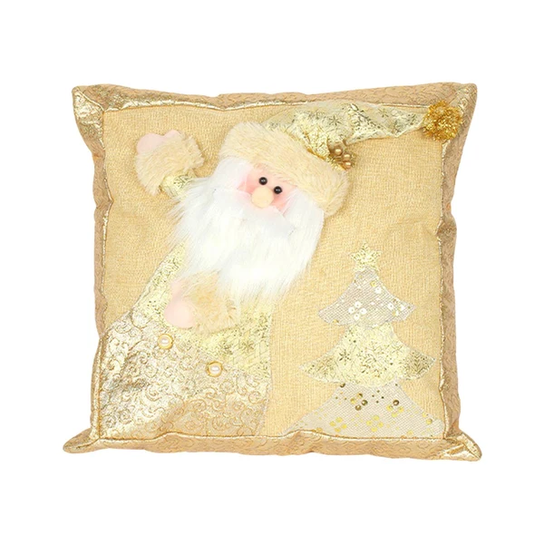 Efficient Maxbell Square Christmas Snowman Throw Pillow Santa Claus for Decoration Sofa Couch elderly pillow Relaxed
