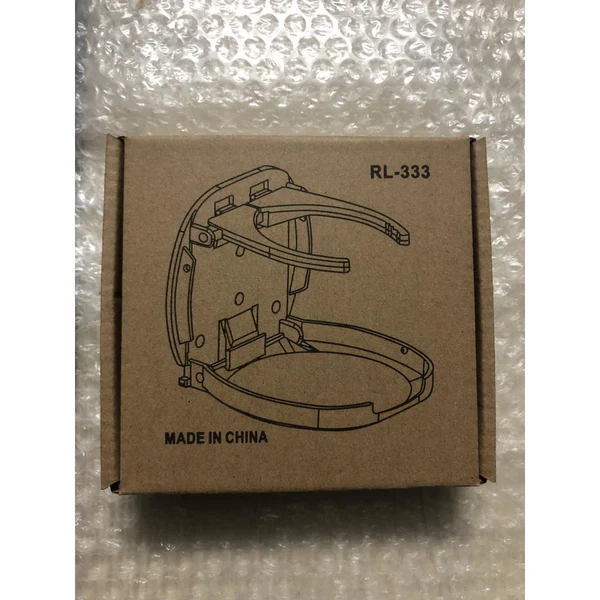 Natural Maxbell Foldable Cup Holder Wall Mounted with Screws Adjustable for Boat RV Home Detailed