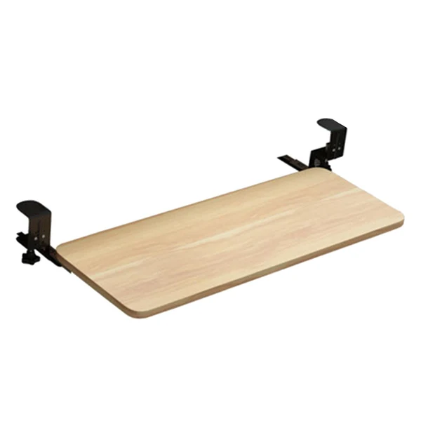 Traditional Maxbell Keyboard Tray Under Desk Save Space adjustable for Typing Desktop Wood Color Superior
