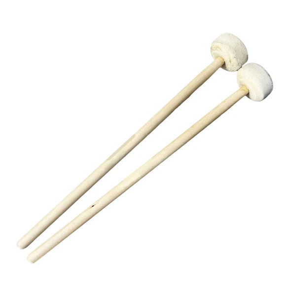 Consistent Maxbell 2Pcs Drumsticks Percussion Accs Multipurpose Wear Resistant for Hand Drum White Original Design