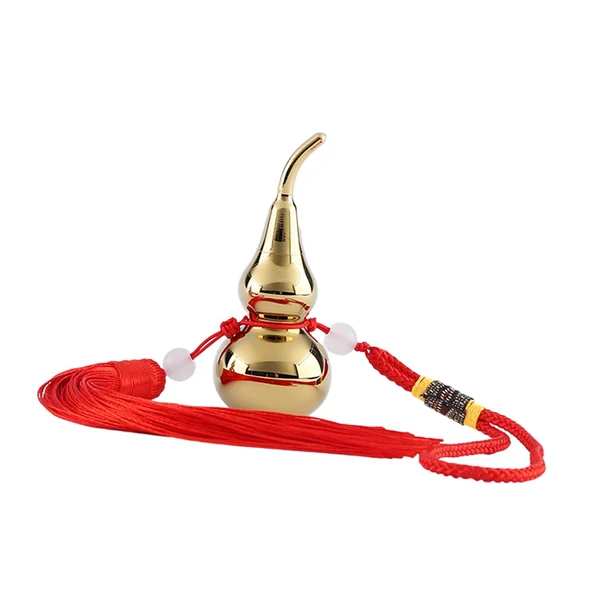 Minimalist Maxbell Chinese Brass Gourd Wealth Success Buddha Good Luck for Office Garden Home Reusable