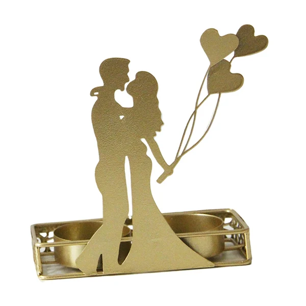 Quality Maxbell Tealight Candles Holder Candelabras Anniversary Romantic Wedding Candlestick Embrace Flexible