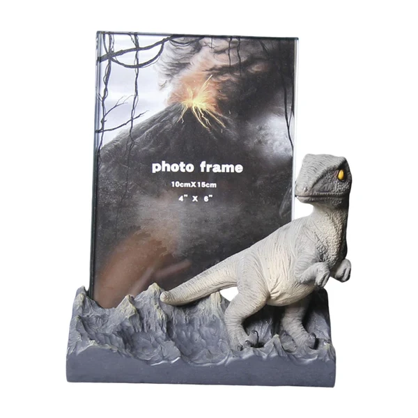 Fast Maxbell Cute Dinosaur Photo Frame Ornament Table Decor Gift Home Photograph Art Grey Safe